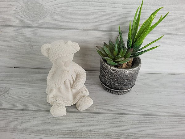 URSA SENTADA EM 3D