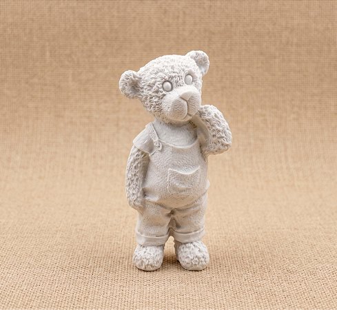 Urso em Pé de Resina em 3D