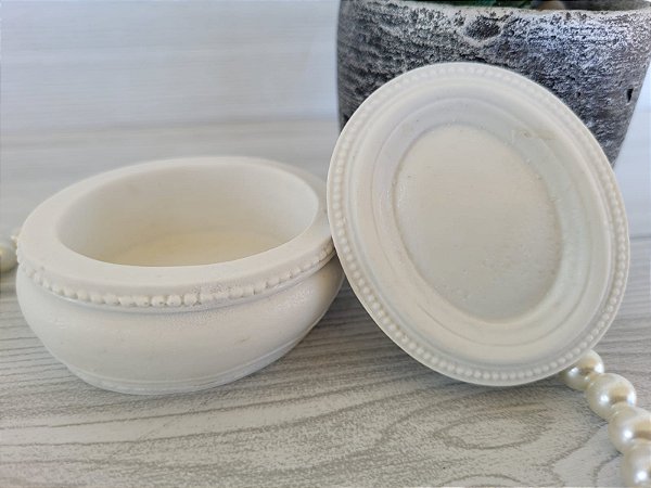 PORTA JOIA OVAL LISO