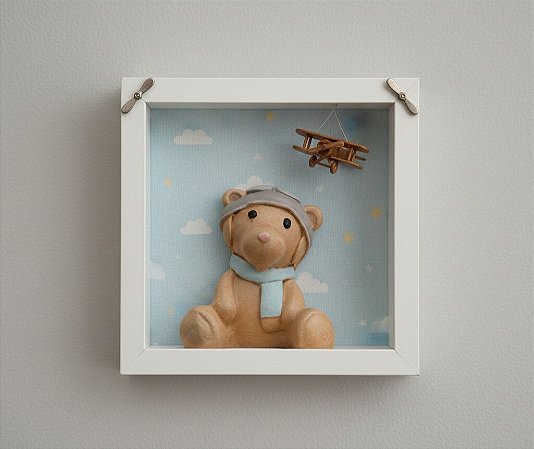 Urso Aviador em 3D