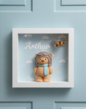 Aplique Urso Aviador
