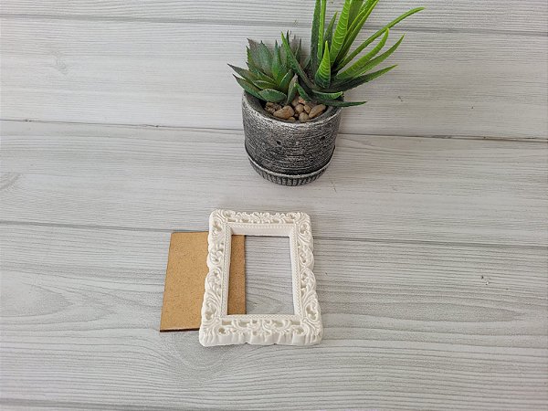 KIT MOLDURA RETANGULAR + FUNDO DE MDF  C/ 10 KITS
