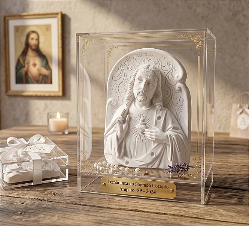 Aplique Sagrado Coração de Jesus