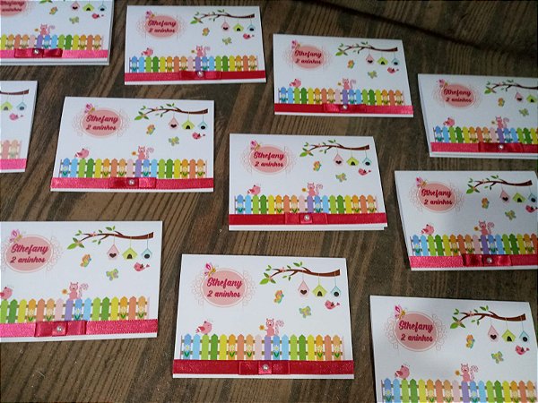 Convite Aniversário Jardim Encantado