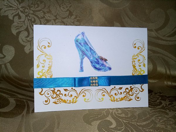 Convite Aniversário Sapatinho Princesa