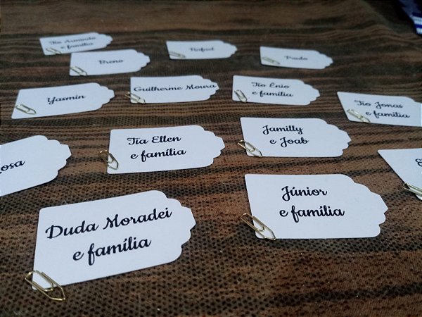 Tags de nome Individual