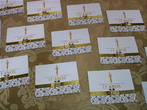 Convite Aniversário Oscar Cinema