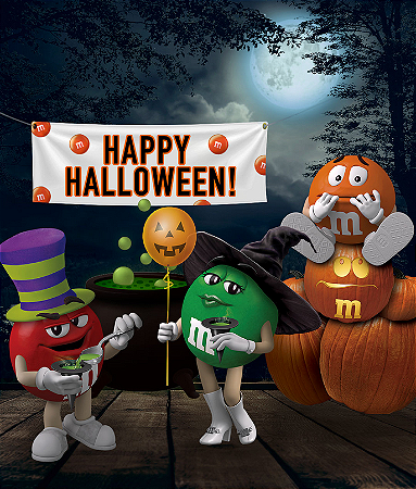 M&M'S Milk Chocolate Sabores Variados - Edição Halloween