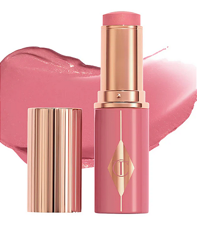 Charlotte Tilbury  Unreal Lip + Cheek Glow Blush Stick with Hyaluronic Acid