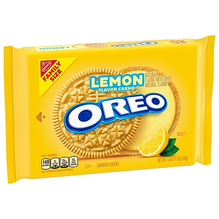 OREO Lemon Creme Sandwich Cookies 530g