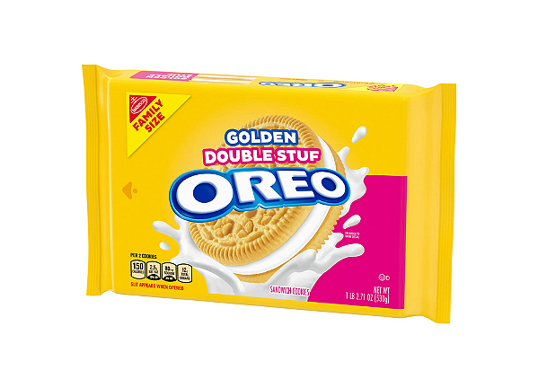 OREO Double Stuf Golden Sandwich Cookies 530g