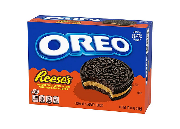 OREO REESE'S Peanut Buttery Creme Chocolate Sandwich Cookies, Limited Edition 306 g