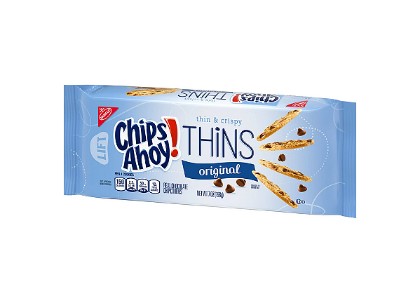 CHIPS AHOY! Thins Original Chocolate Chip Cookies 198 g