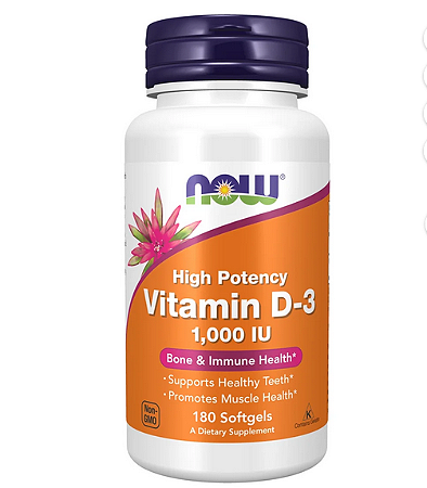 NOW Supplements Vitamin D-3