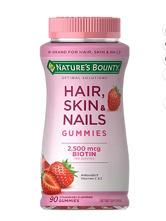Nature's Bounty Hair Skin and Nail Vitamins With Biotin