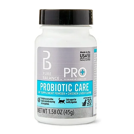 Pure Balance Pro+ Cuidado Probiótico Formulado por Veterinários para Gatos