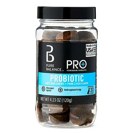 Pure Balance Pro+ Cuidado Probiótico Formulado por Veterinários para Cães