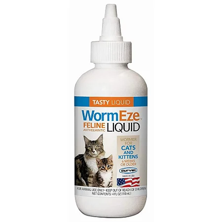 Durvet WormEze Vermífugo para Gatos e Gatinhos