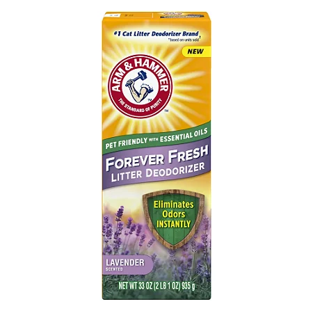 ARM & HAMMER Forever Fresh Desodorizante para Areia de Gato, Aroma de Lavanda