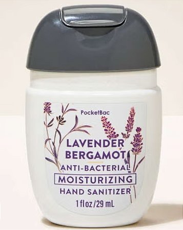 Bath & Body Works Alcool em Gel Lavender Bergamot 29ml