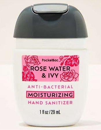 Bath & Body Works Alcool em Gel Rose Water & Ivy 29ml