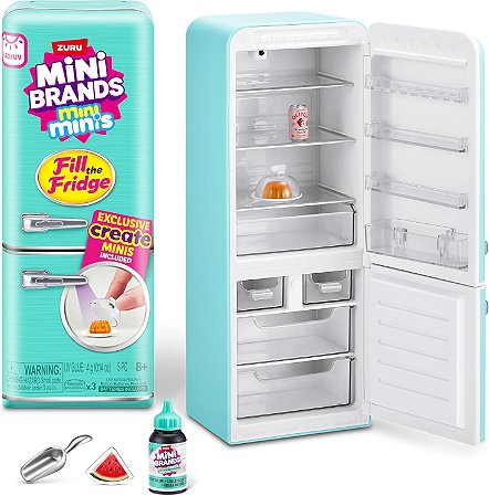 Mini Brands - Mini Geladeira para preenchem mini marcas