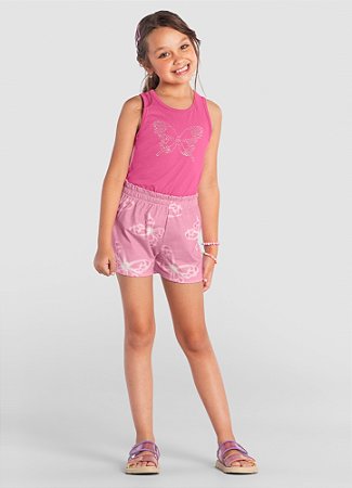 Conjunto Infantil Menina Brandili Tamanho 4-6-8-10