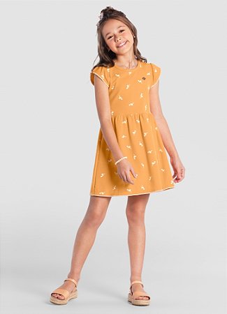 Vestido Infantil Menina Brandili Tamanho 4-6-8-10