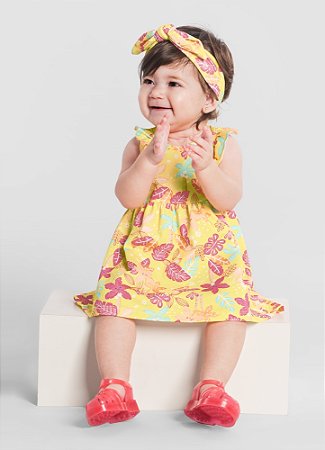 Vestido Infantil Brandili Tamanho P-M-G