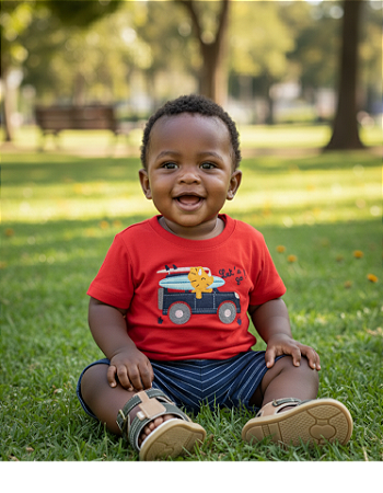 Conjunto Bebê Menino Brandili Tamanho P-M-G