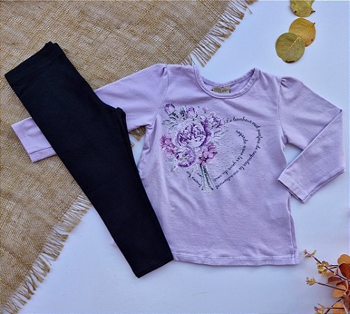 Conjunto Infantil Menina Milon Meia Estação Inverno