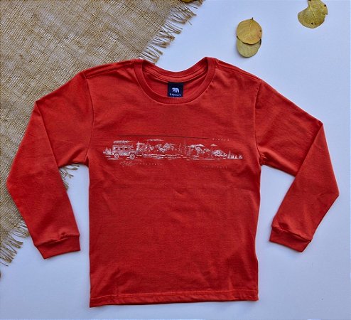 Camisa Infantil Menino BIOGÁS JUNIOR Manga Longa