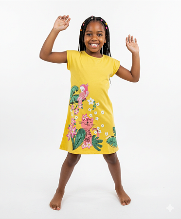 Vestido Infantil Menina Kely Ket Tamanho 8