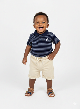 Conjunto Bebê Menino Rei Rex Tamanho M Verão