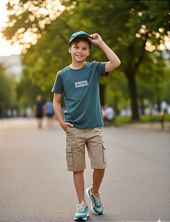 Camisa Juvenil Menino Colisão Verão