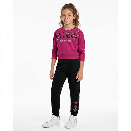 Conjunto Infantil Menina Estiloso Inverno Kyly