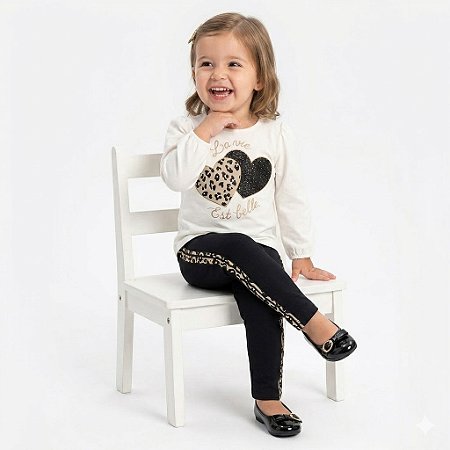 Conjunto Infantil Menina Milon Lançamento Coleção Inverno 2026