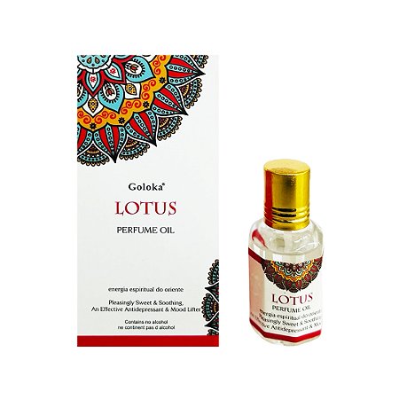 Óleo  Perfumado Indiano  Goloka - Lotus 10ml