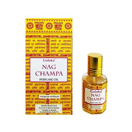 Óleo  Perfumado Indiano  Goloka -  Nagchampa  10ml