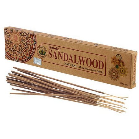 Incenso Indiano Goloka Natural - Sandalwood 15g