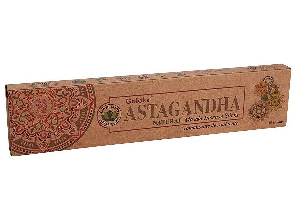 Incenso Indiano Goloka Natural - Astagandha 15g