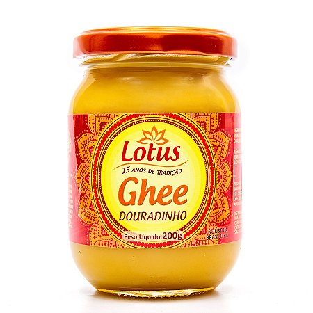 Manteiga Ghee Lotus Douradinho 200g