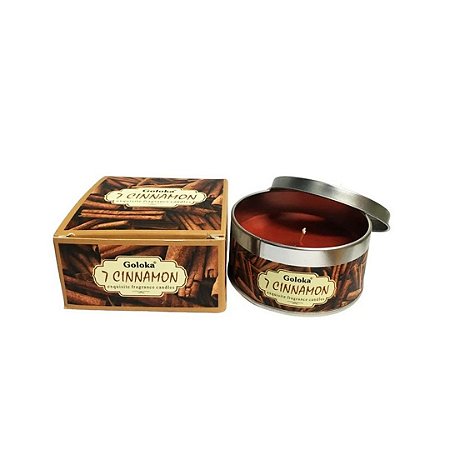 Vela Aromática -  7 Cinnamon Canela - Goloka - 70g