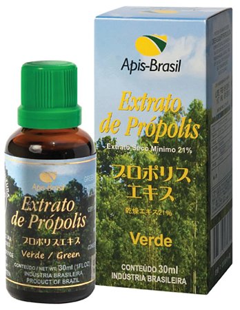 Extrato De Própolis Verde 21% - 30ml Apis Brasil
