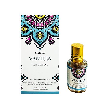 Óleo  Perfumado Indiano  Goloka - Vanilla 10ml