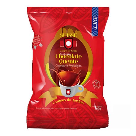 Chocolate Quente Cremoso Diet Suisse Chocolat Pct 200g