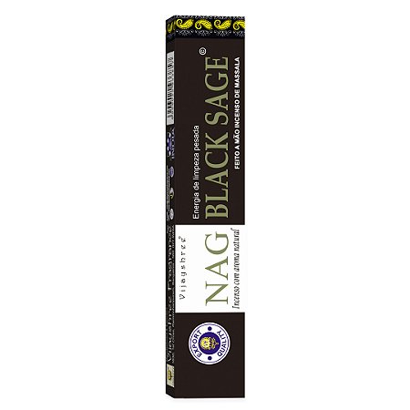 Incenso Indiano Golden Nag Massala - Black Sage