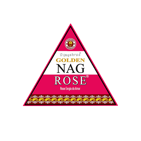 Incenso Cone Cascata Cx Triangular - Golden Nag - Rose Rosas
