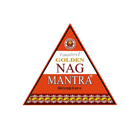 Incenso Cone Cascata Cx Triangular - Golden Nag - Mantra