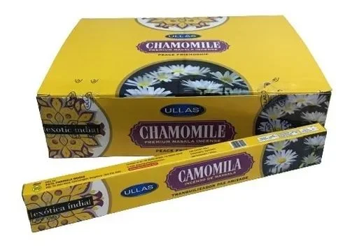 INCENSO EXOTIC INDIA ULLAS - AROMA CAMOMILA